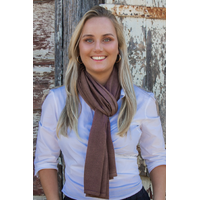 100% Australian Merino Wool Scarf- in Chocolate